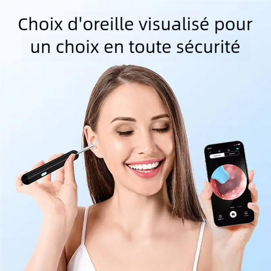 KIT DE NETTOYAGE OREILLES AVEC VUE INTERIEUR